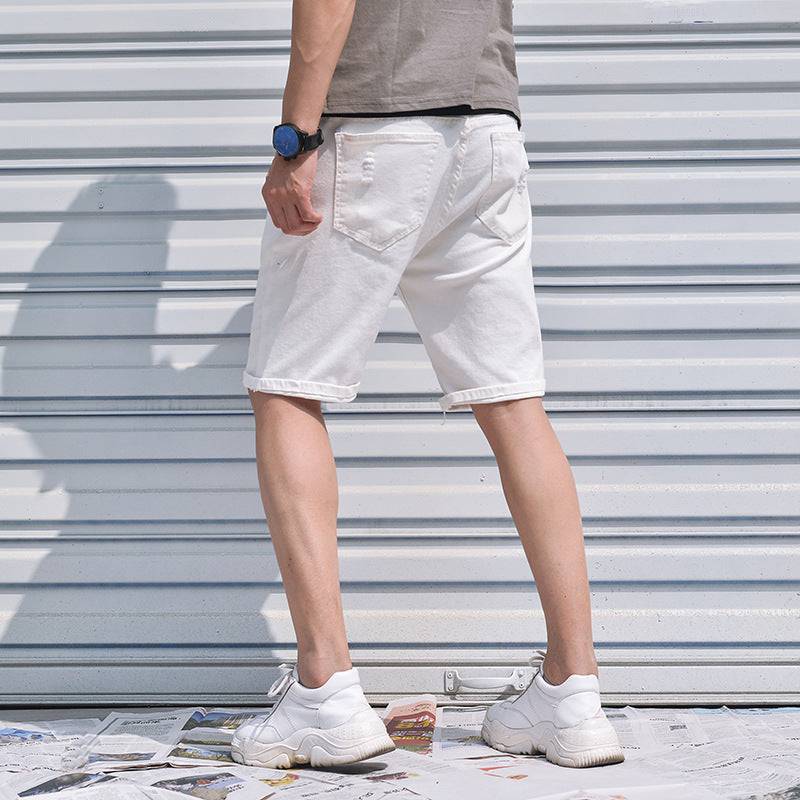 Men's denim shorts - Clothing Personality
