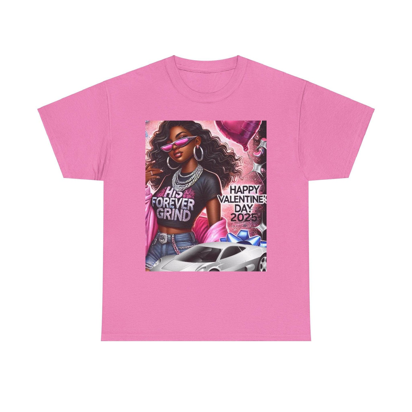 Celebrate Your Love with Our Limited Edition "His Forever Grind" Valentine's Day T-Shirt - Clothing Personality