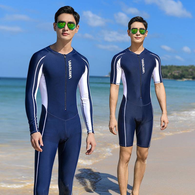 Men's Sun Protection Diving Swimsuit Quick Drying Clothes - Clothing Personality