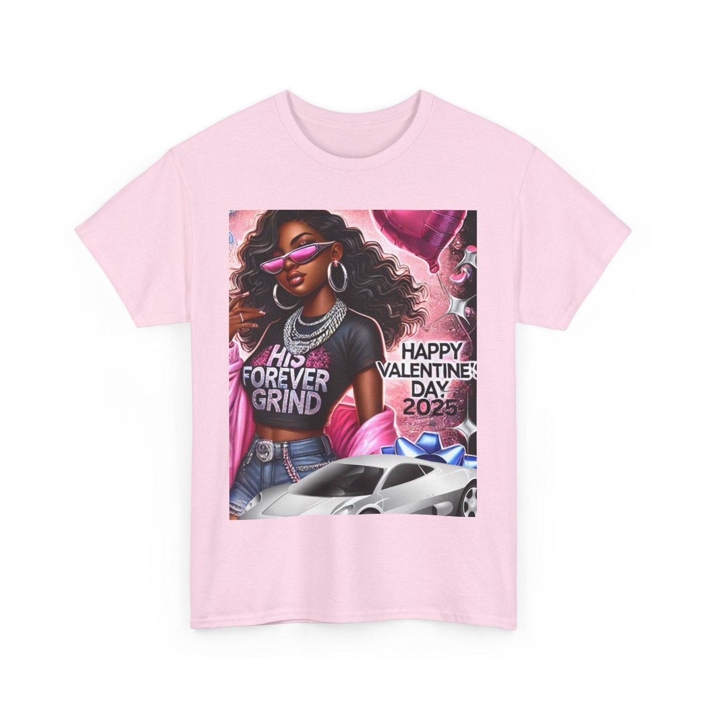Celebrate Your Love with Our Limited Edition "His Forever Grind" Valentine's Day T-Shirt - Clothing Personality