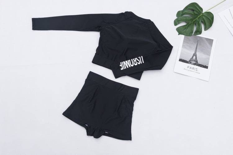 Long Sleeve Short Pants Swimsuit Bathing Wetsuit - Clothing Personality