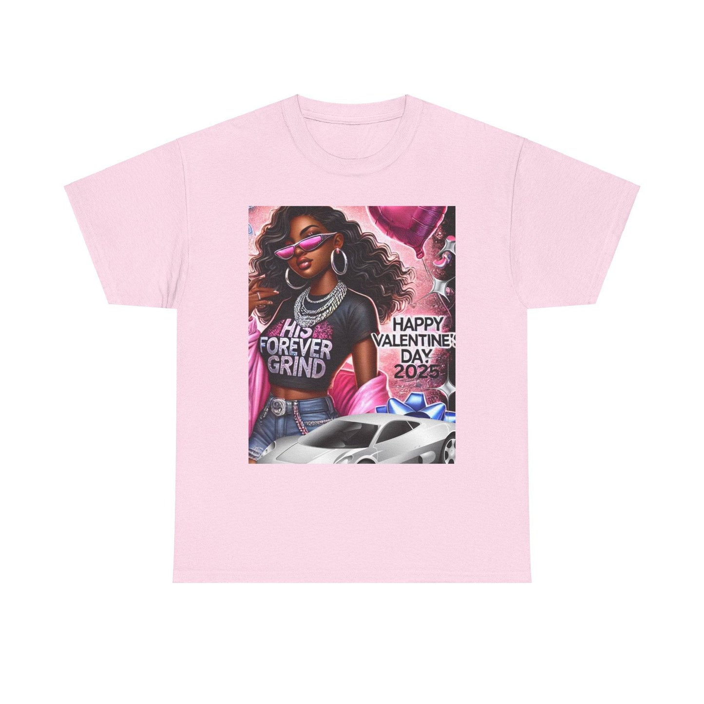 Celebrate Your Love with Our Limited Edition "His Forever Grind" Valentine's Day T-Shirt - Clothing Personality