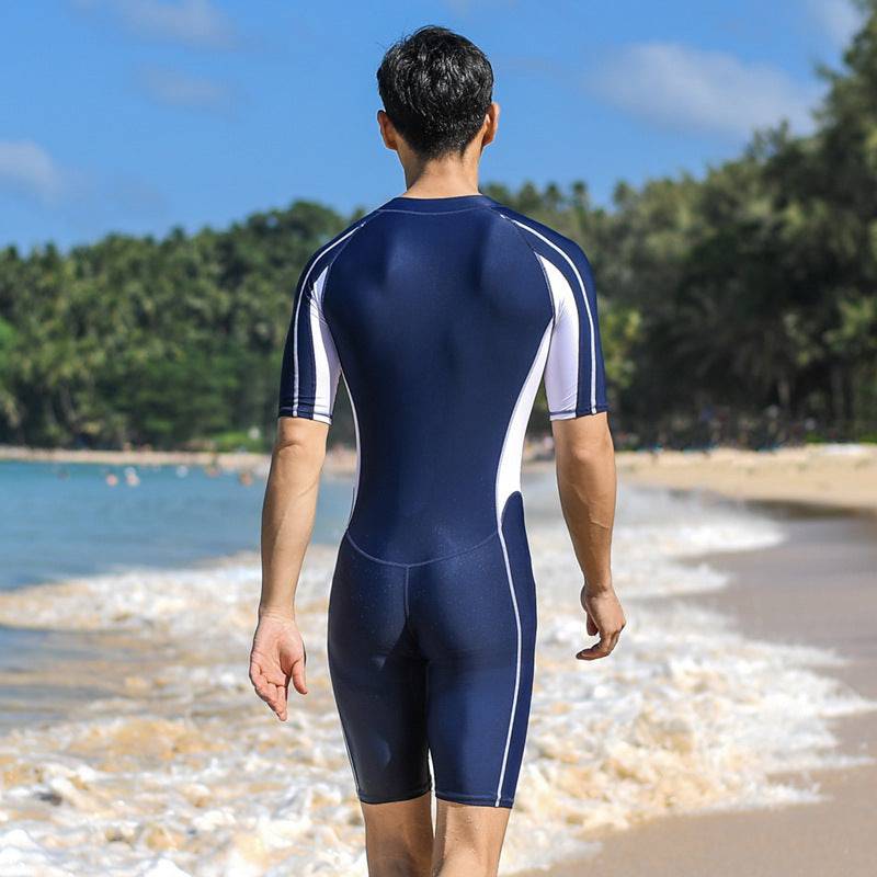 Men's Sun Protection Diving Swimsuit Quick Drying Clothes - Clothing Personality
