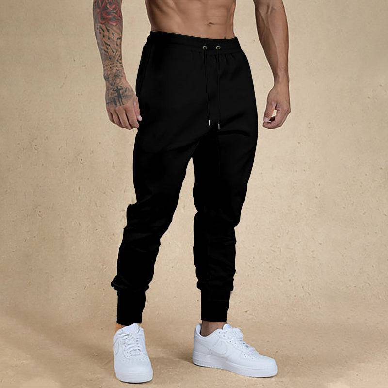 European And American Ankle-tied Men's Fitness Casual Pants - Clothing Personality