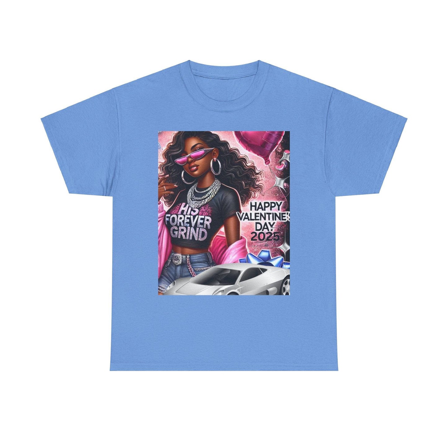 Celebrate Your Love with Our Limited Edition "His Forever Grind" Valentine's Day T-Shirt - Clothing Personality