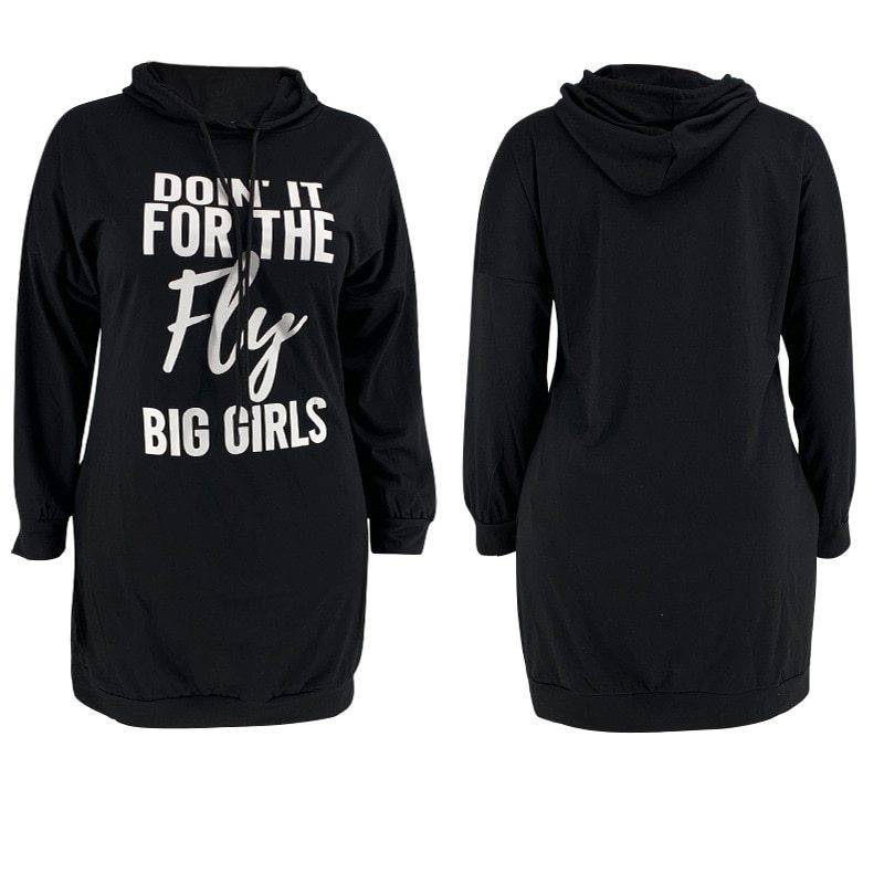 Simple Fashion Plus Size Ladies Sweater Dress - Clothing Personality