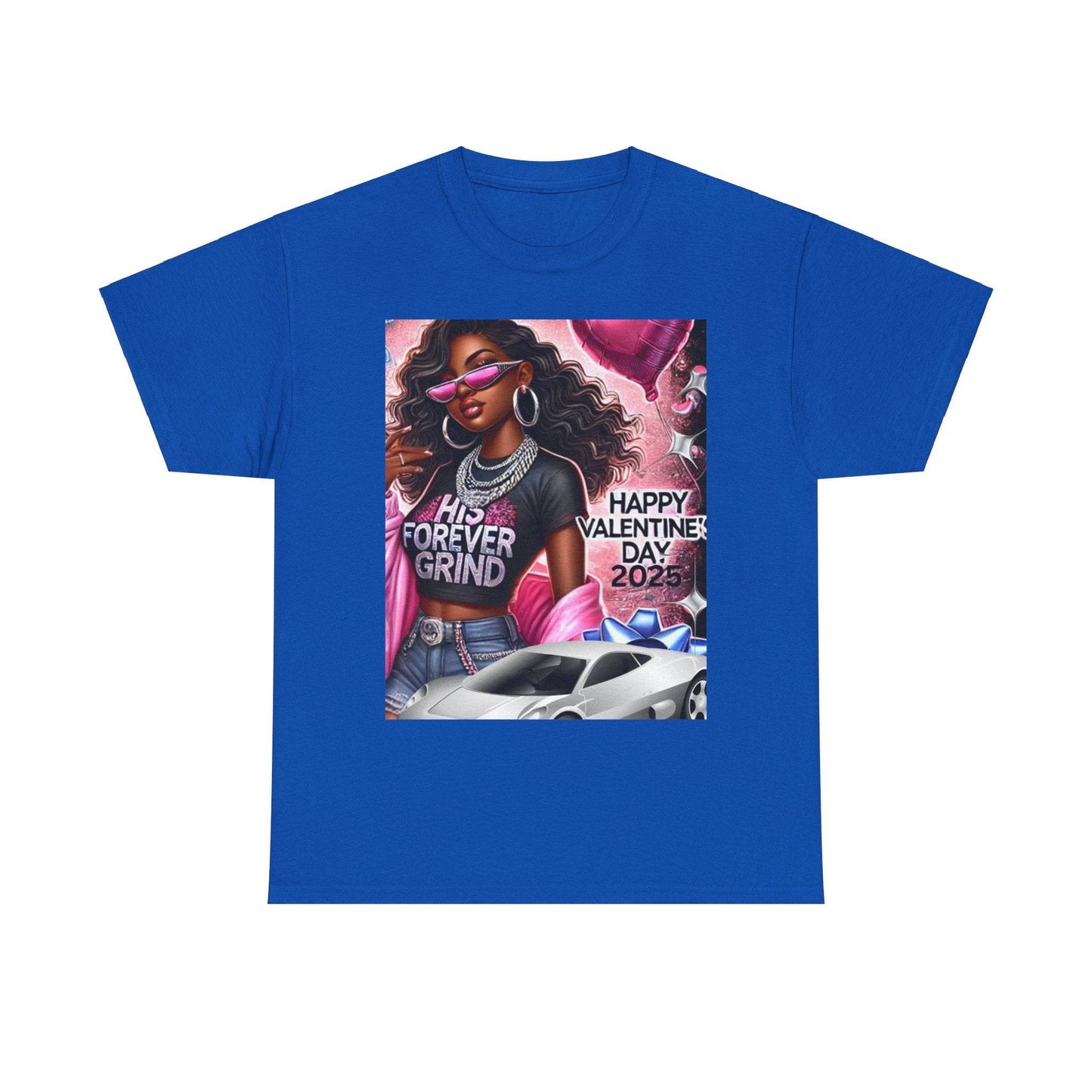 Celebrate Your Love with Our Limited Edition "His Forever Grind" Valentine's Day T-Shirt - Clothing Personality