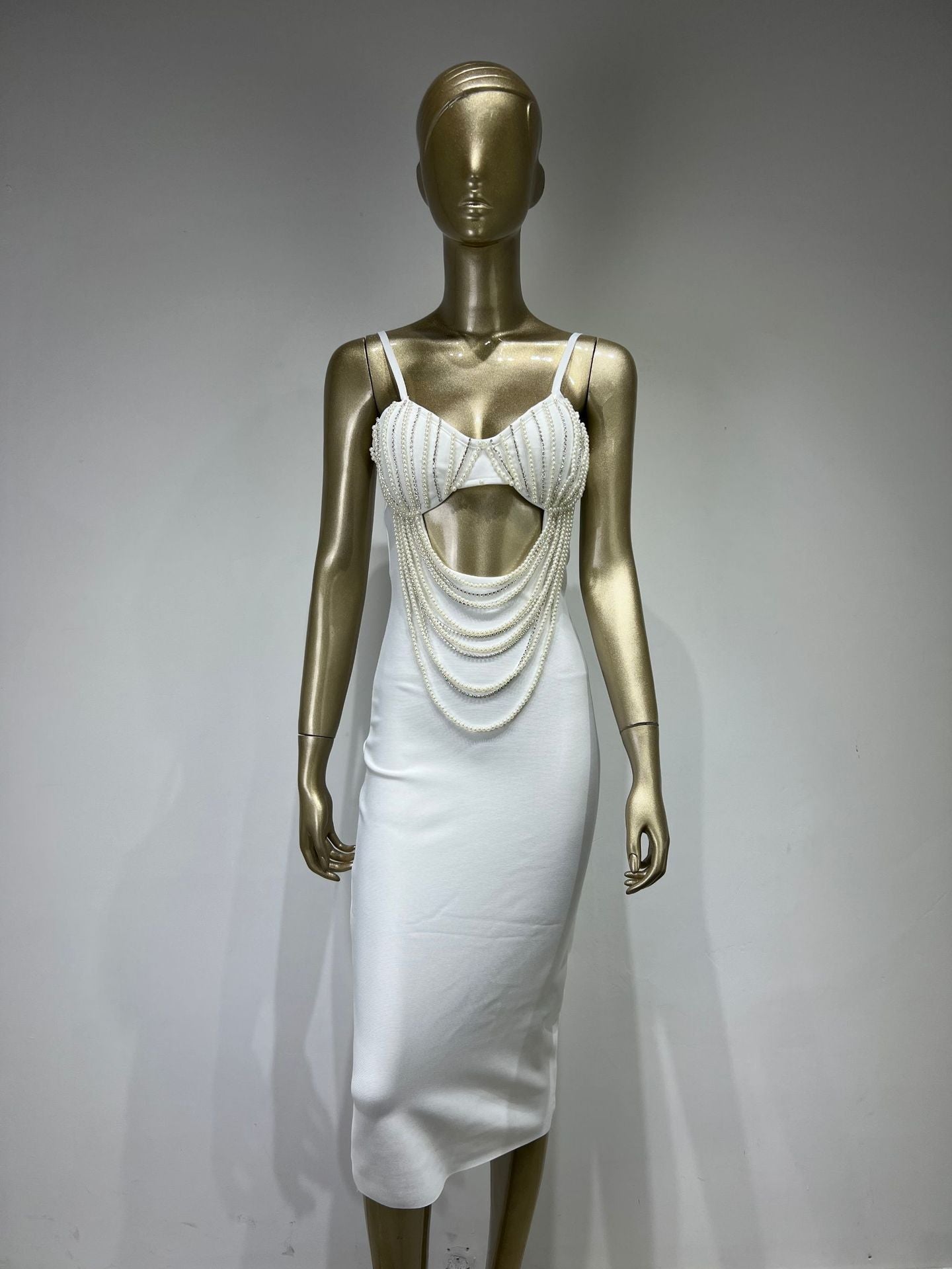 Fashion Summer Black And White Sling Party Dress - Clothing Personality