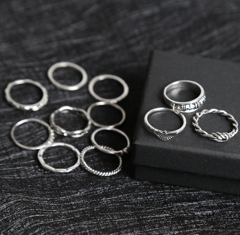 Enchanting Solstice Ring Set - Clothing Personality
