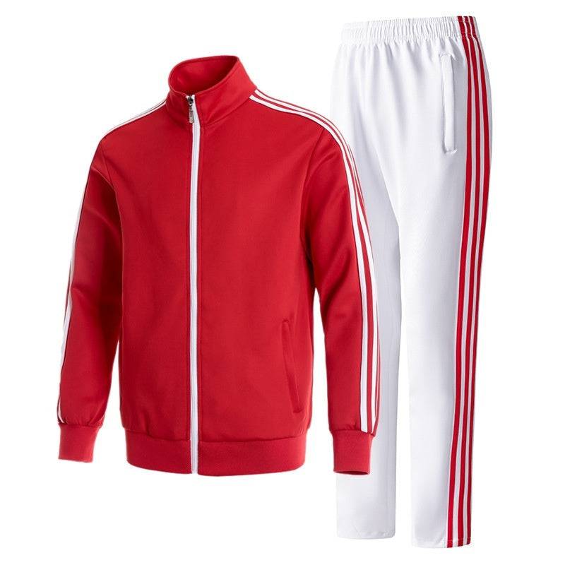 Three Bars Casual Long Sleeve Coat Plus Size Sportswear - Clothing Personality