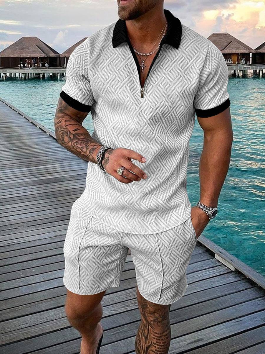 Fashion Personality Sports Casual Men's Suit - Clothing Personality