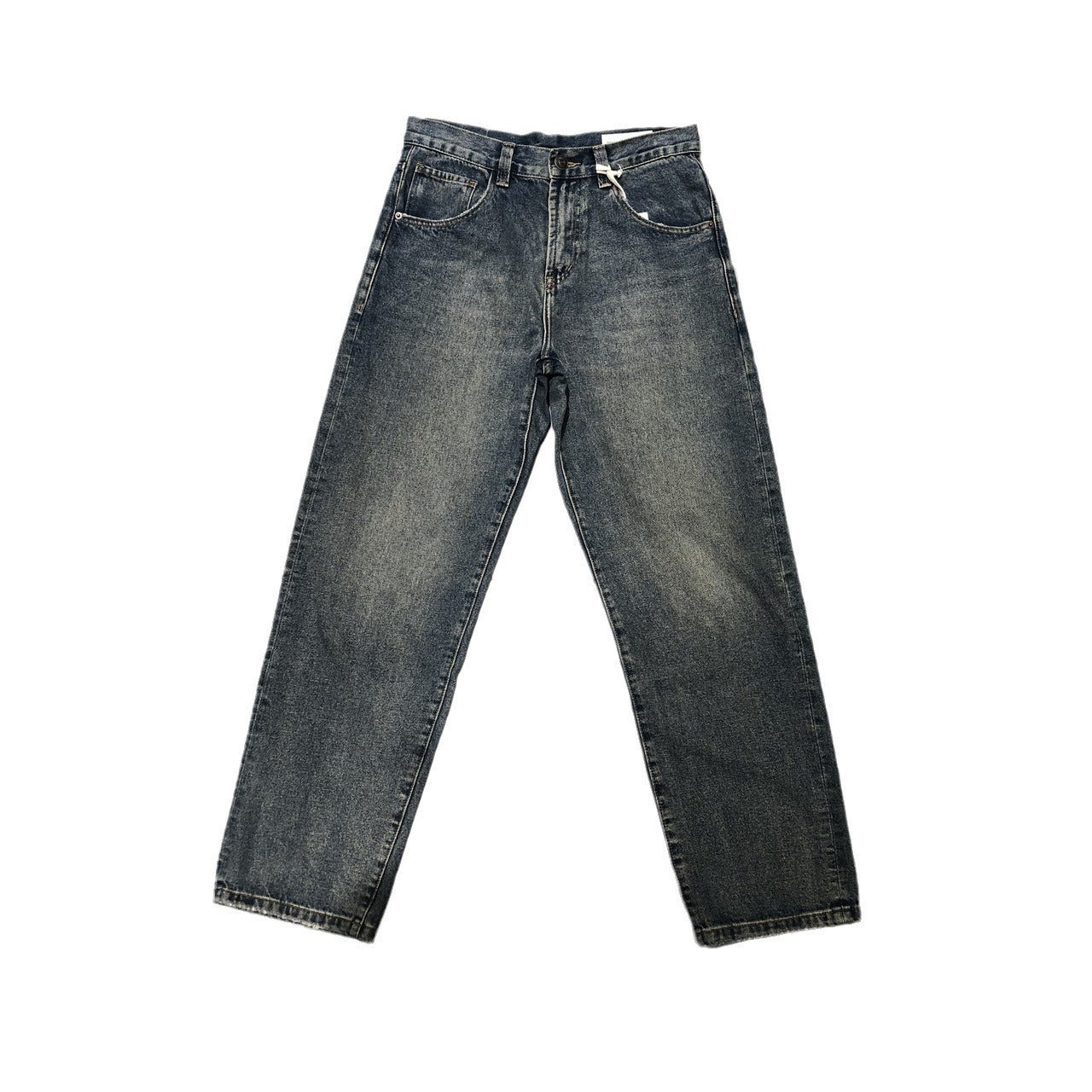 Jeans Men's Autumn New Baggy Straight Trousers Casual Long Pants - Clothing Personality