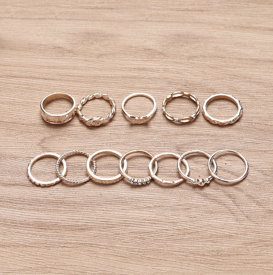 Enchanting Solstice Ring Set - Clothing Personality