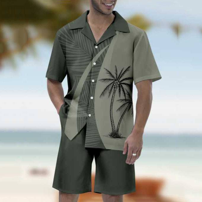 Fashion Printed Shirt 3D Men's Suit - Clothing Personality