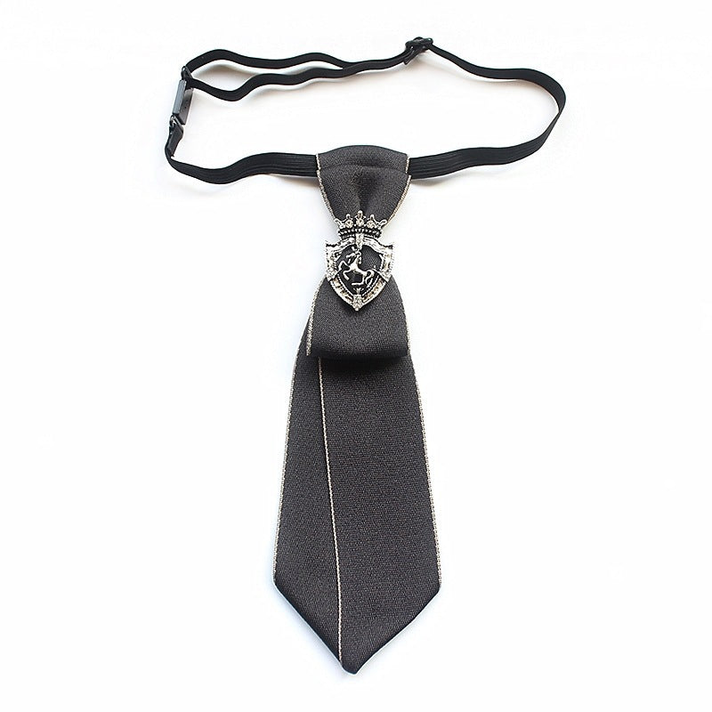 Women's Bedazzled Tie Jewelry Chain link Neckline Accessories Tie - Clothing Personality