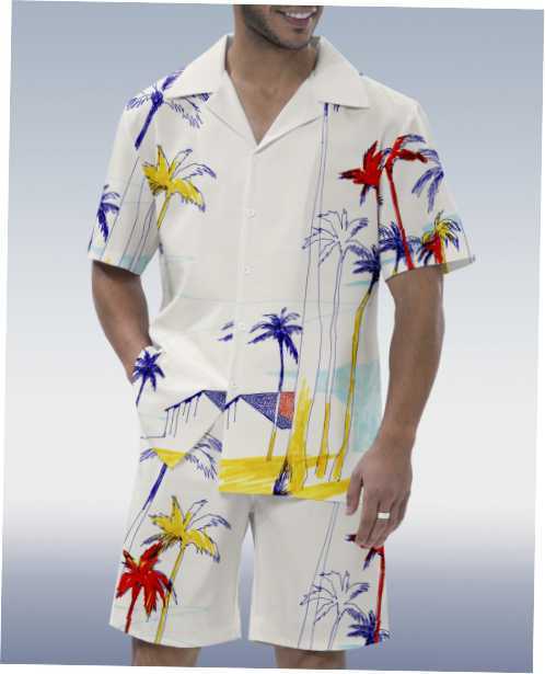 Fashion Printed Shirt 3D Men's Suit - Clothing Personality
