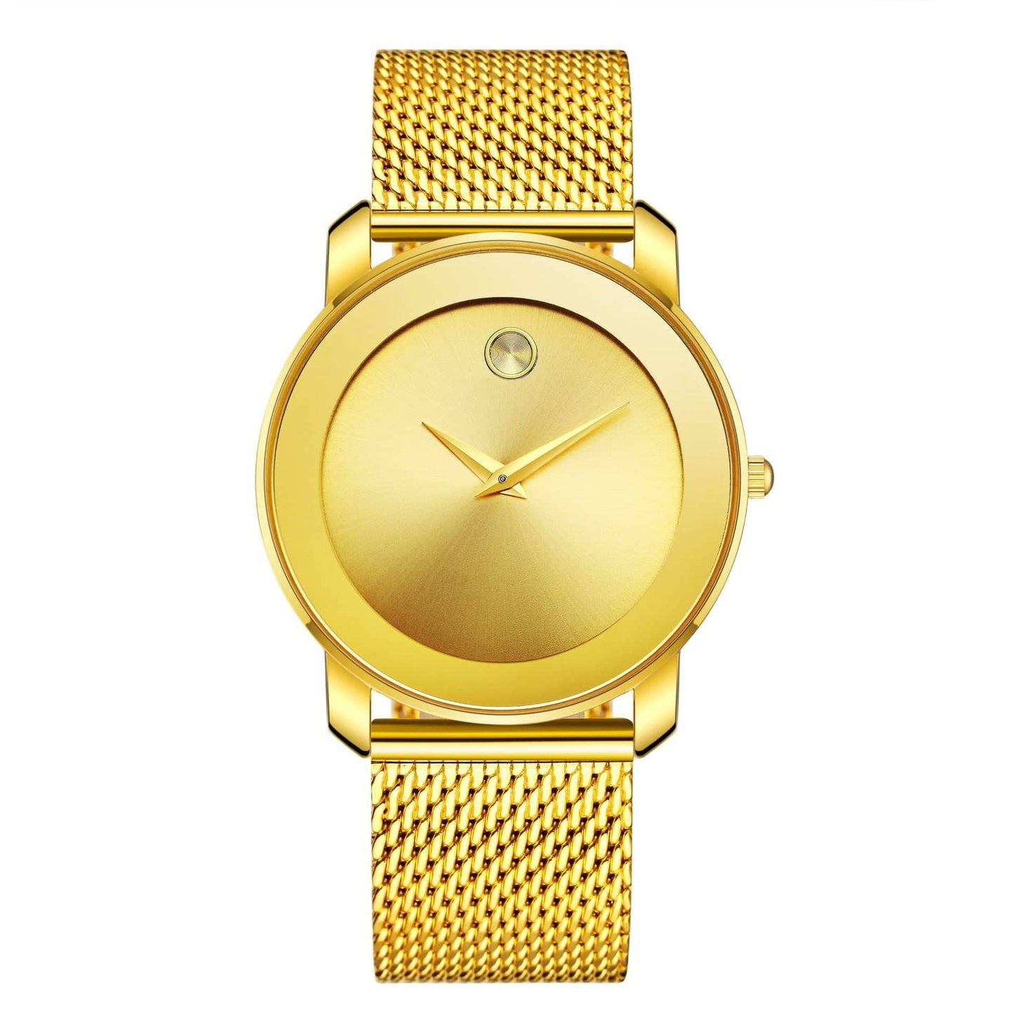 Men's Stylish Business Mesh Strap Watch Wristwatch - Clothing Personality
