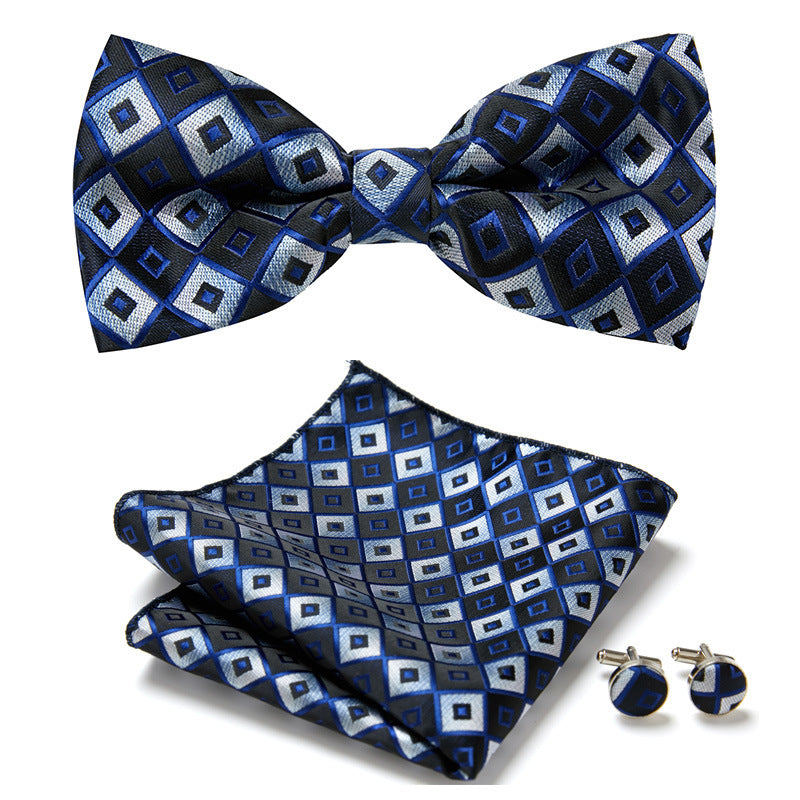 Three Piece Set Of Stylish Bow Ties - Clothing Personality