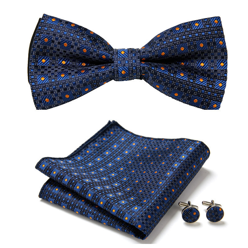 Three Piece Set Of Stylish Bow Ties - Clothing Personality