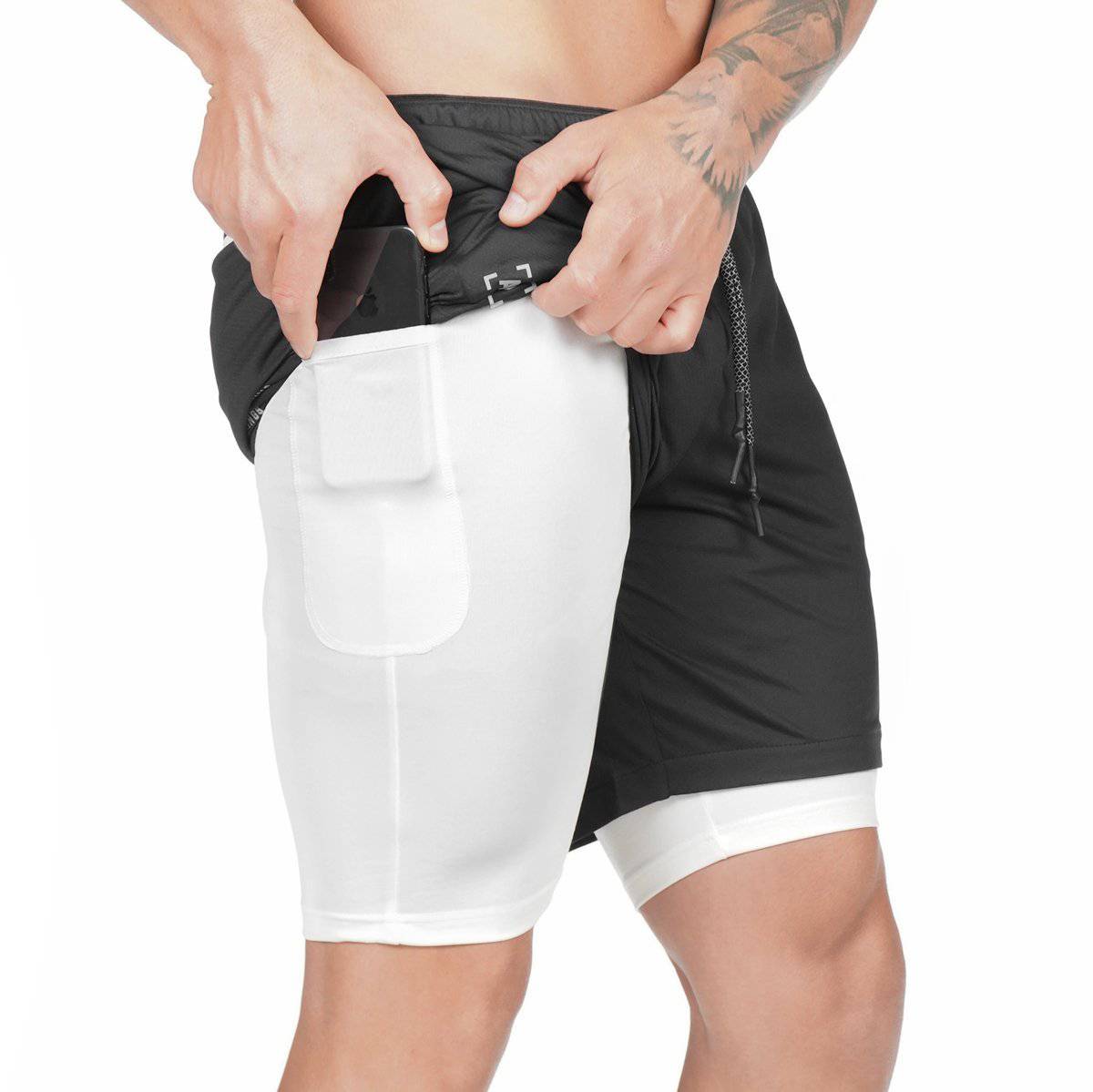 Pocket Compression Shorts - Clothing Personality
