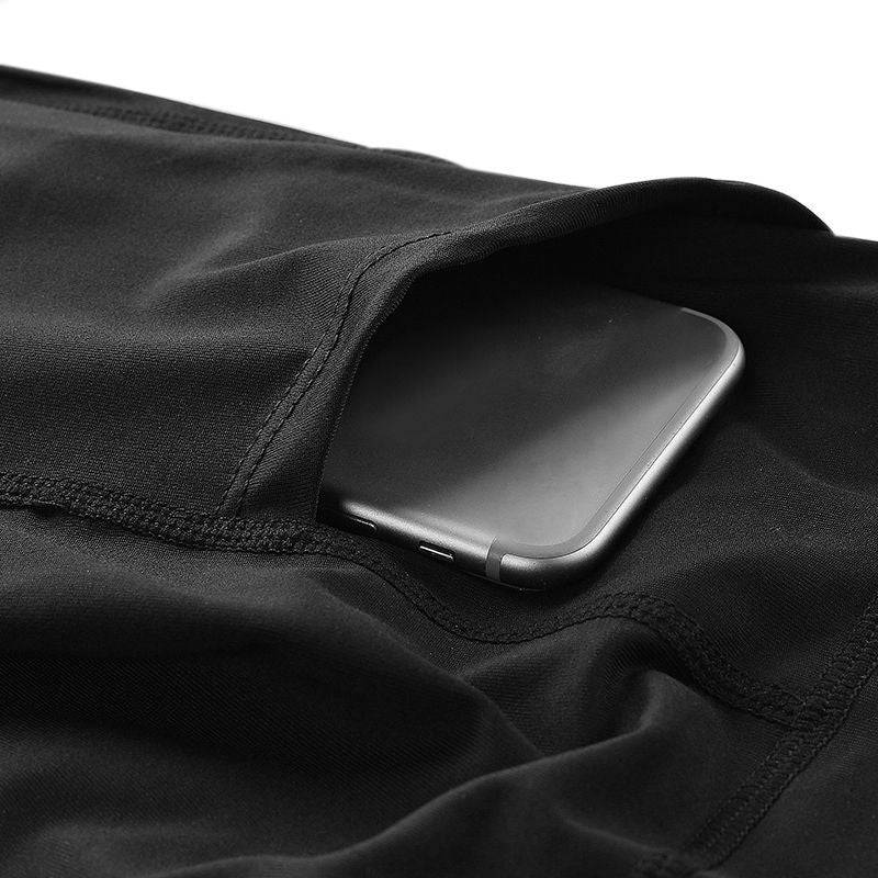 Women Compression Skinny Fitness Leggings Women Stretch Sportswear Casual Leggings Pants with Pocket - Clothing Personality