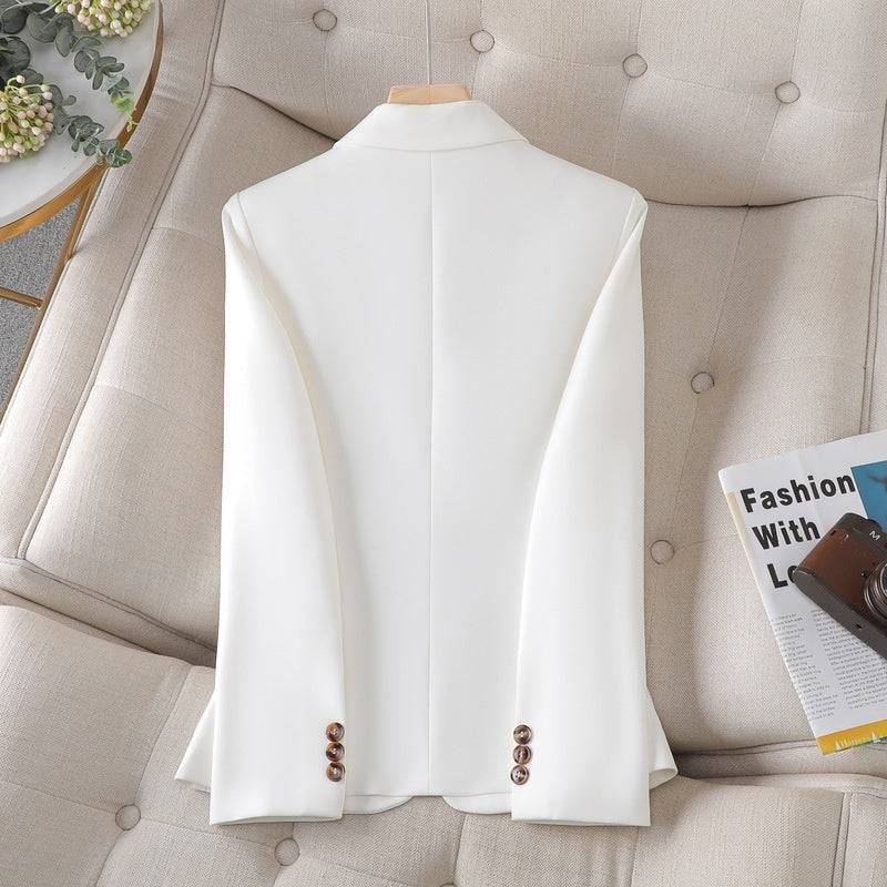 Women's Blazer Suit Jacket Buttons for Work Business Meetings - Clothing Personality