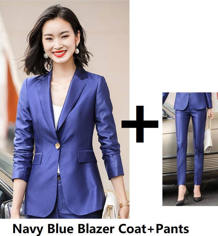 Acetate Suit Suit Female High Sense Professional Wear - Clothing Personality