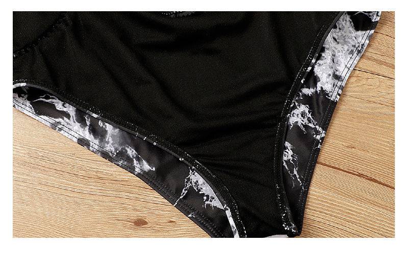 Long Sleeve Swimsuit Zipper Surfing Suit - Clothing Personality