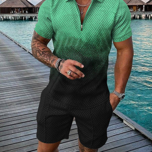 Fashion Personality Sports Casual Men's Suit - Clothing Personality