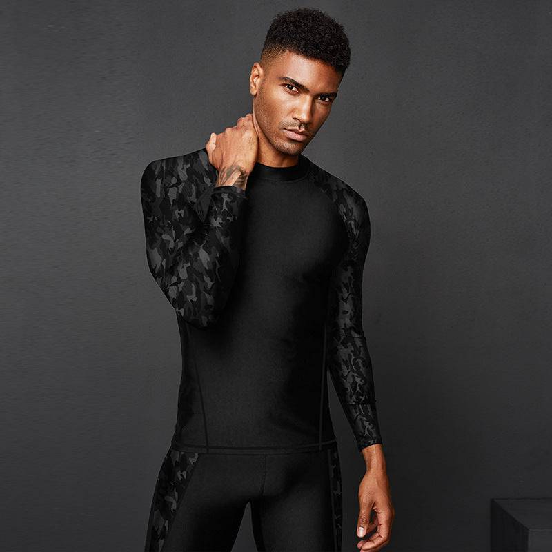 Sun Protection Long Sleeve Men's Swimsuit Suit - Clothing Personality