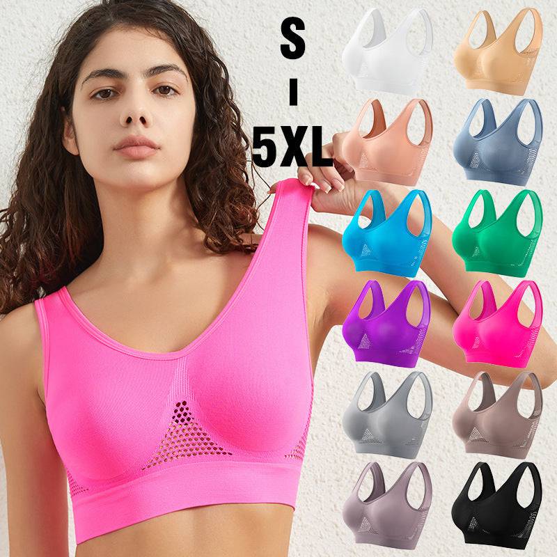 Plus Size Women's Small Chest Push-up Workout Running Yoga - Clothing Personality