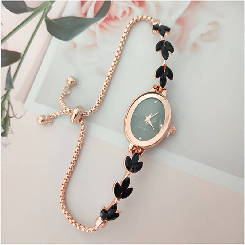 Wheat Diamond Women's Watch Free Adjustment - Clothing Personality