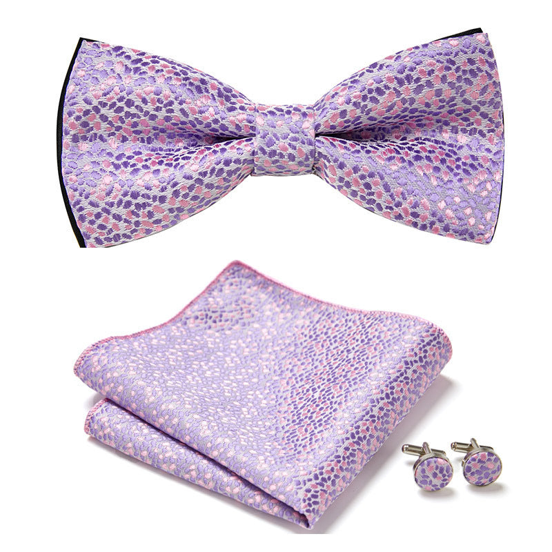 Three Piece Set Of Stylish Bow Ties - Clothing Personality