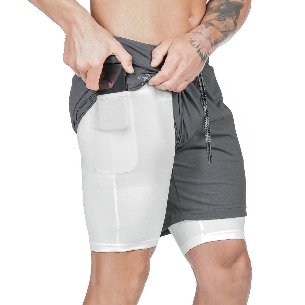 Pocket Compression Shorts - Clothing Personality