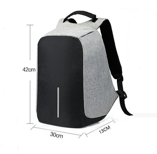 Multi-Functional Water Resistant USB Charging Computer Notebook Backpack Bag - Clothing Personality