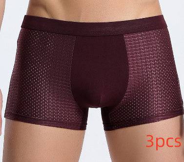Men's Mesh Strand Air Breathable Summer Ice Silk Shorts - Clothing Personality