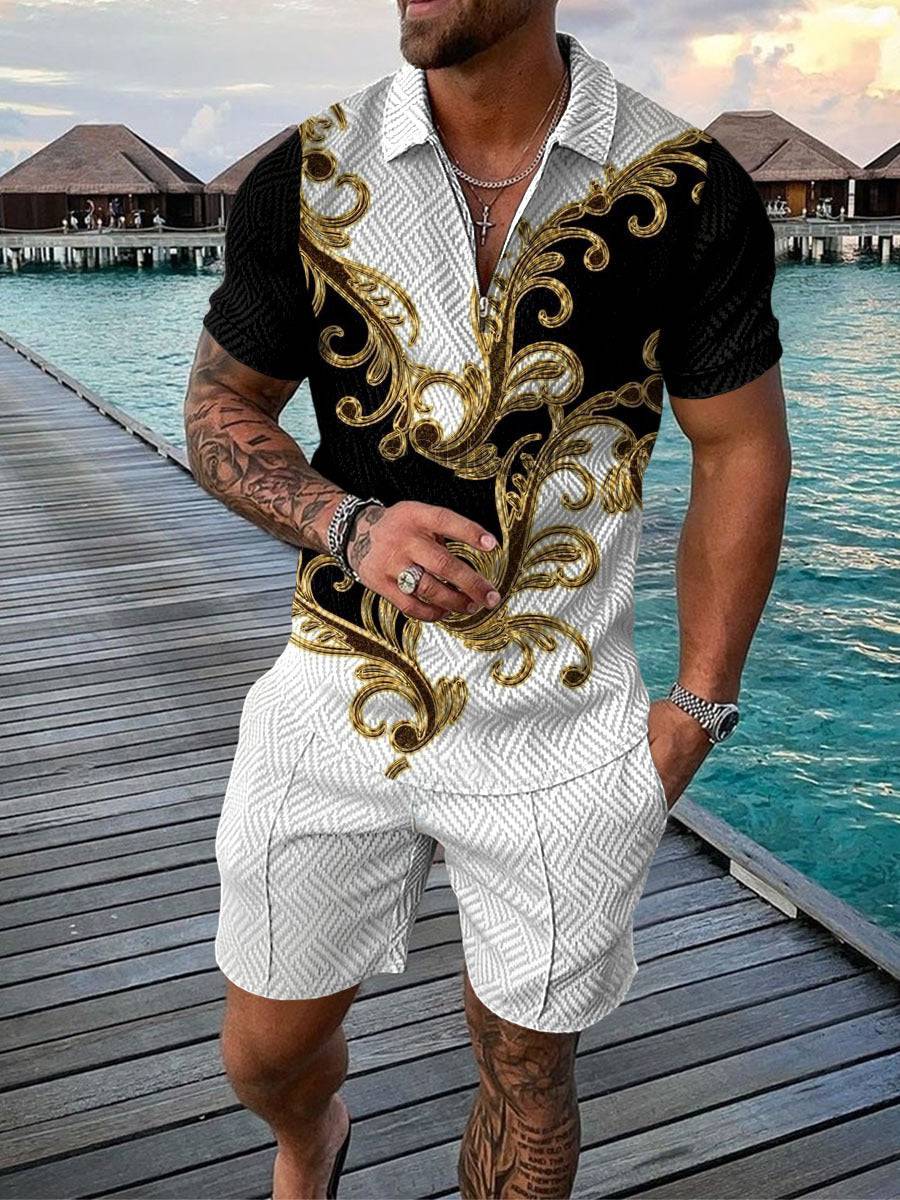 Fashion Personality Sports Casual Men's Suit - Clothing Personality