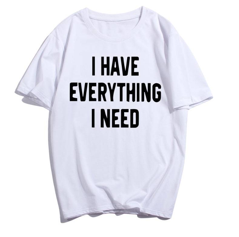 Everything I Need Couple's Romantic Matching T-shirts Anniversary Dating Married T-shirts - Clothing Personality