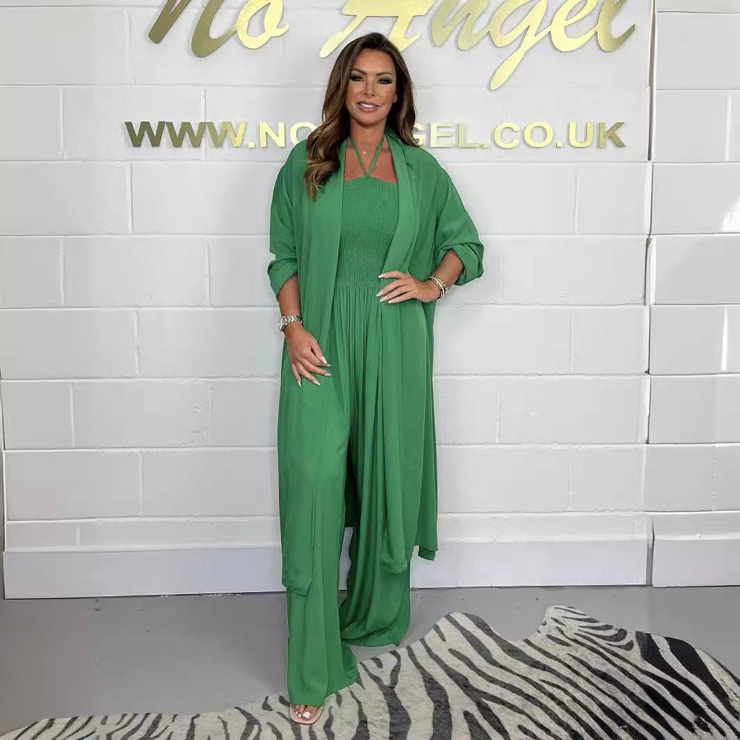 Women's Plus Size Wide Legs Jumpsuit - Clothing Personality