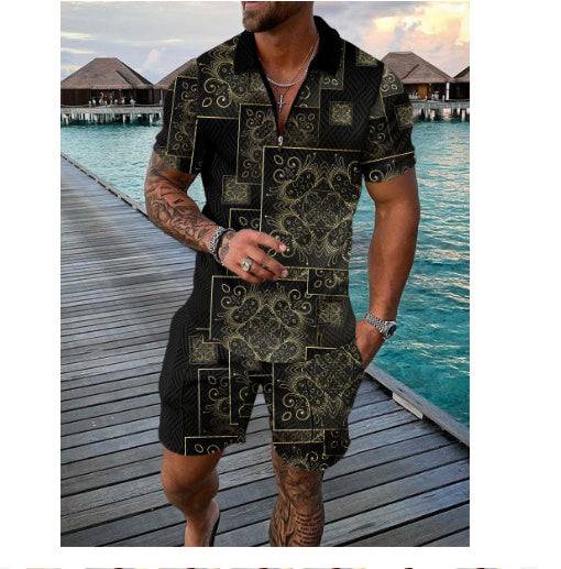 Fashion Personality Sports Casual Men's Suit - Clothing Personality