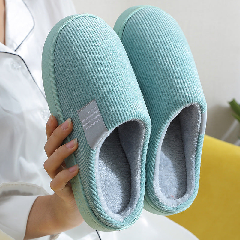 Non Slip Soft Soled Thickened Warm Home Cotton Slippers