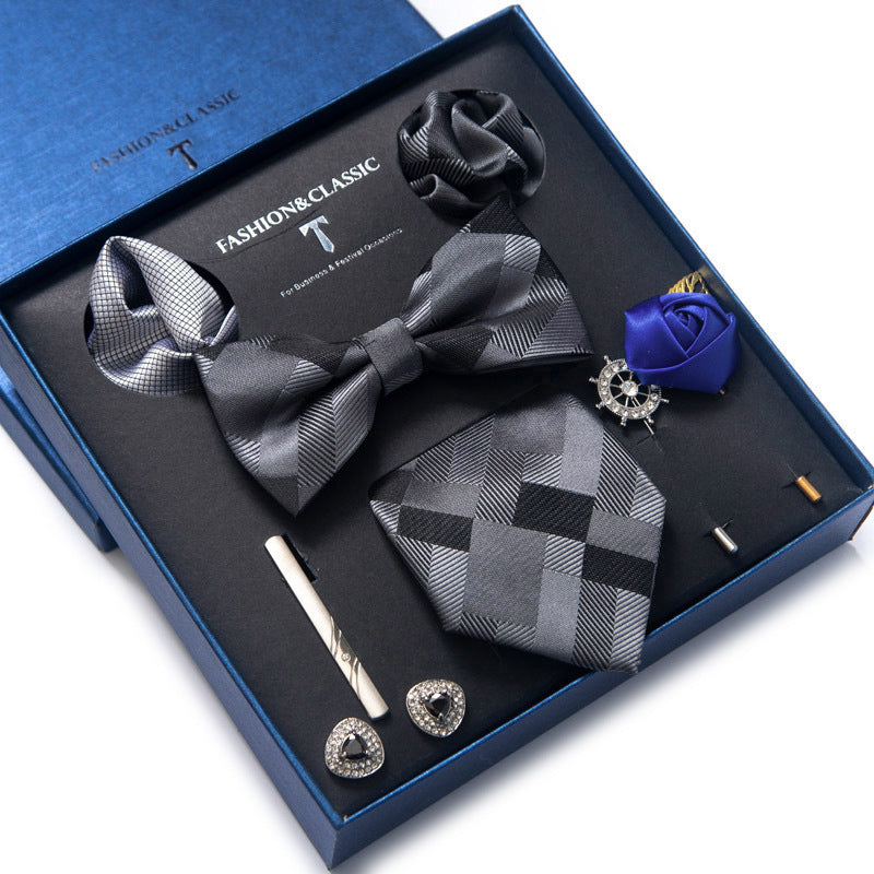 Tie 8-piece Set Formal Suit Men - Clothing Personality