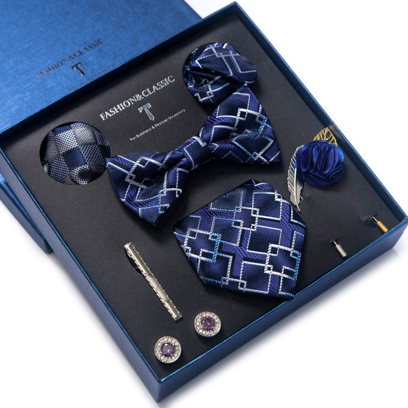 Tie 8-piece Set Formal Suit Men - Clothing Personality