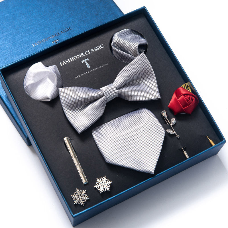 Tie 8-piece Set Formal Suit Men - Clothing Personality