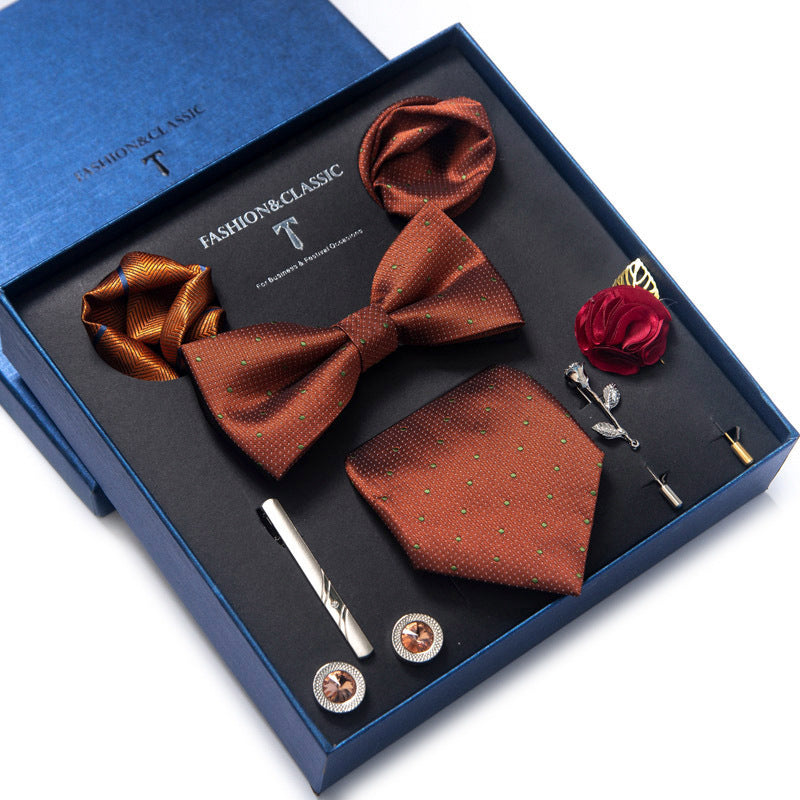 Tie 8-piece Set Formal Suit Men - Clothing Personality