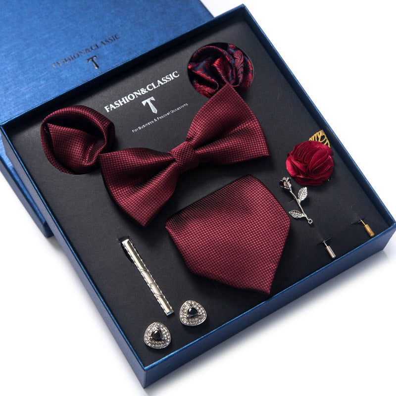 Tie 8-piece Set Formal Suit Men - Clothing Personality