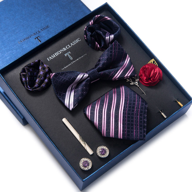 Tie 8-piece Set Formal Suit Men - Clothing Personality