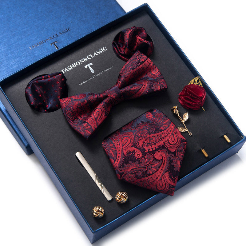 Tie 8-piece Set Formal Suit Men - Clothing Personality