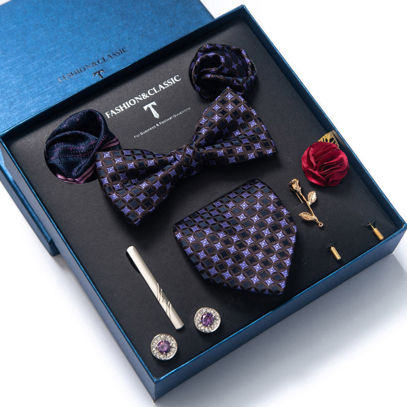 Tie 8-piece Set Formal Suit Men - Clothing Personality