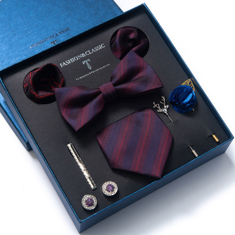 Tie 8-piece Set Formal Suit Men - Clothing Personality